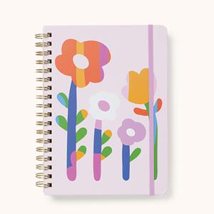 Image of UNDATED TRI-TAB PLANNER - faireflowers (SKU: 168873505000122) Image of UNDATED TRI-TAB PLANNER - faireflowers